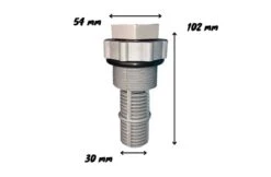Hayward Hayward En Kripsol Filter - Aftapplug / Drain Clamp Plug -Hayward Winkel hayward hayward en kripsol filter aftapplug drain 3