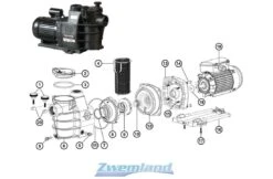 Hayward Hayward Max Flo Pompdeksel Met Pakking SPX1250LA -Hayward Winkel hayward hayward max flo pompdeksel met pakking spx 2