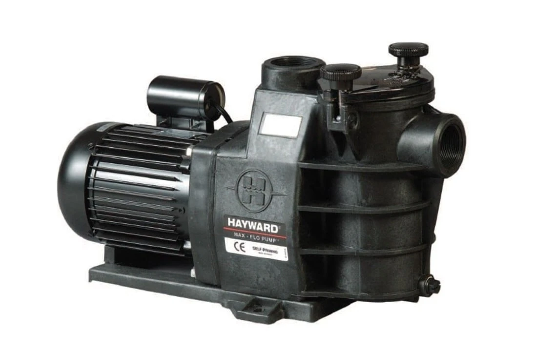 Hayward Hayward Max Flo Zwembadpomp 15m3/u 380v 1.5 Pk - Krachtstroom 4 Hayward Hayward Max Flo Zwembadpomp 15m3/u 380v 1.5 Pk - Krachtstroom - Afbeelding 2