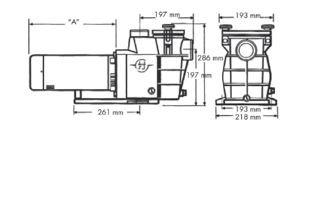 Hayward Hayward Superpool Zwembadpomp 230v 11m3 4 Hayward Hayward Superpool Zwembadpomp 230v 11m3 - Afbeelding 2