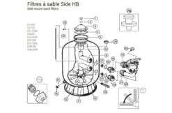 Hayward Hayward Topmount Filter Deksel Klem Ring GMX600NM -Hayward Winkel hayward hayward topmount filter deksel klem ring g 1