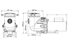 Hayward Hayward TriStar Zwembadpomp 23,5m3/h -230V – 1,10KW 7 Hayward Hayward TriStar Zwembadpomp 23,5m3/h -230V – 1,10KW -Hayward Winkel hayward hayward tristar zwembadpomp 235m3 h 230v 1 2
