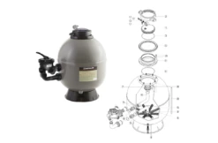 HL/TL Filterdeksel Twist Lock -Hayward Winkel hl tl filterdeksel twist lock 4