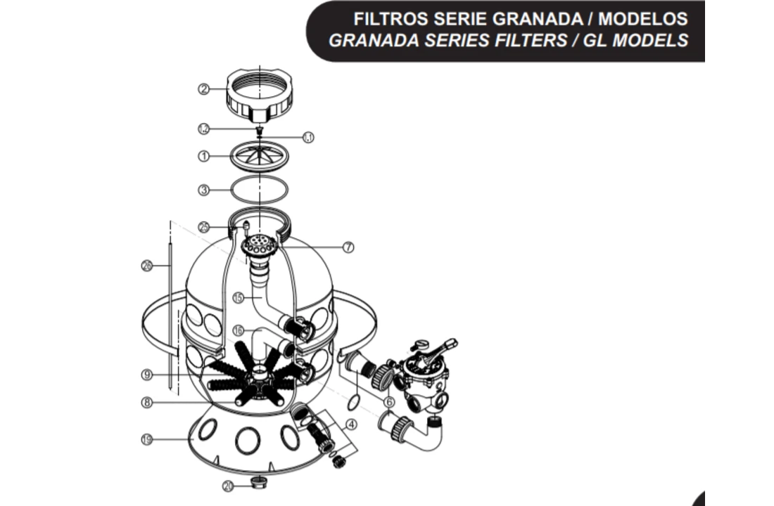 Kripsol Kripsol Granada ZandfilterManometer 5 Kripsol Kripsol Granada ZandfilterManometer - Afbeelding 3