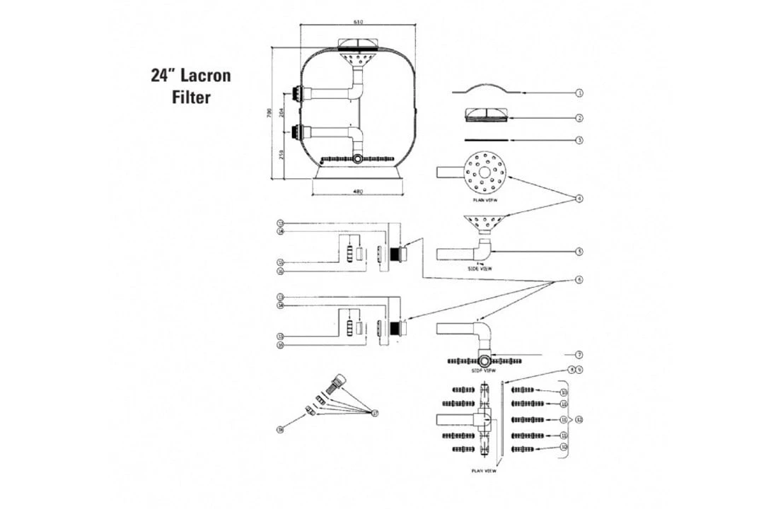 Lacron Lacron Zandfilter Hi Rate 15m3 5 Lacron Lacron Zandfilter Hi Rate 15m3 - Afbeelding 3