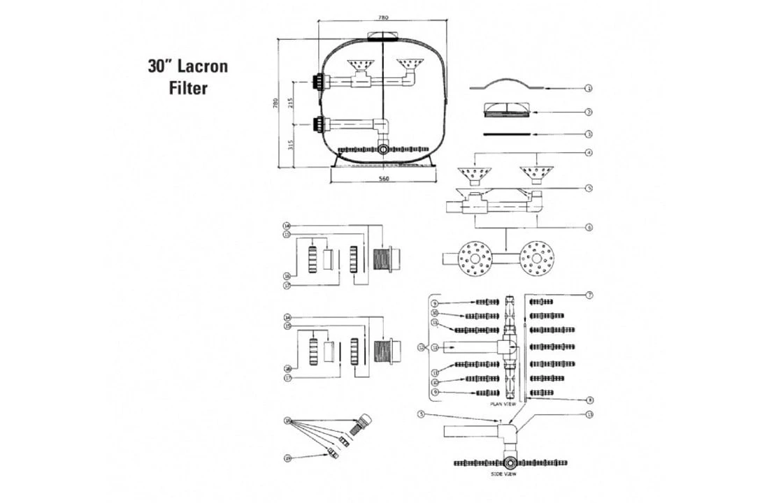 Lacron Lacron Zandfilter Hi Rate 22.5m3 5 Lacron Lacron Zandfilter Hi Rate 22.5m3 - Afbeelding 3
