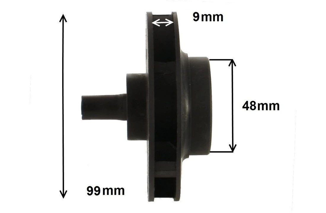 LX DH 1.0Circulatiepomp Impeller 4 LX DH 1.0Circulatiepomp Impeller - Afbeelding 2