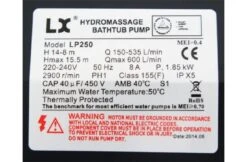LX LP250 Massage Pomp Jacuzzi 1,85 KW 11 LX LP250 Massage Pomp Jacuzzi 1,85 KW -Hayward Winkel lx lp250 massage pomp jacuzzi 185 kw 4