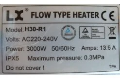 LX LX H30-R1 3.0KW 1.5 Inch Spa Heater (recht Model) -Hayward Winkel lx lx h30 r1 30kw 15 inch spa heater recht model 4