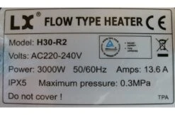 LX LX H30-R2 3.0KW 1.5 Inch Spa Heater (L-Vorm) -Hayward Winkel lx lx h30 r2 30kw 15 inch spa heater l vorm 3