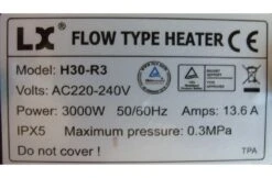 LX LX H30-R3 3.0KW 1.5 Inch Spa Heater (T-Vorm) -Hayward Winkel lx lx h30 r3 30kw 15 inch spa heater t vorm 2