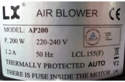 LX Pompen LX AP200 Lucht Pomp Blower Voor Jacuzzi, Spa En Bubbelbad -Hayward Winkel lx pompen lx ap200 lucht pomp blower voor jacuzzi 3