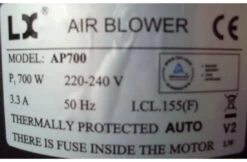 LX Pompen LX AP700 Lucht Pomp Blower Voor Jacuzzi, Spa En Bubbelbad -Hayward Winkel lx pompen lx ap700 lucht pomp blower voor jacuzzi 3