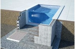 Solidbric Styropor Zwembad Bouwblokken Structuur Met Liner 4.5 X 9 X 1.5 -Hayward Winkel solidbric styropor zwembad bouwblokken structuur m 5