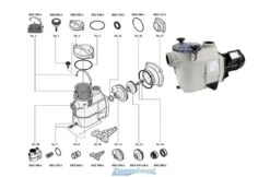 Starline Starline SL Zwembadpomp Motor Sealset 7 Starline Starline SL Zwembadpomp Motor Sealset -Hayward Winkel starline starline sl zwembadpomp motor sealset 2